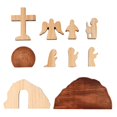 thumbnail image 1 of veasfak 10 Pieces Easter Resurrection Scene Set Easter Decorations for Home Figurine, 1 of 9