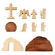 thumbnail image 1 of 10x escena de Pascua decoración de madera, estatuilla de escena de resurrección de Pascua estatuillas de tumba cristiana para el hogar, estatuilla, 1 of 9