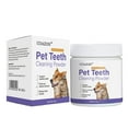 Shldybc Oral Cleansing Pet Teeth Cleaning Powder for Cats and Dogs Bad