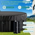 thumbnail image 6 of Lilypelle 72" X 72" X 26" Inflatable Hot Tub, 4 Person Portable Blow Up Hot Tub Square Portable Outdoor Spa with 130 Bubble Jets and Built in Heater Pump, Filter, 6 of 9