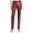 Plum, variant on STAUD Womens Chisel Faux Leather High Rise Straight Leg Pants