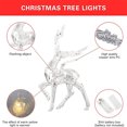 thumbnail image 4 of Guirnalda de luces LED con forma de ciervo, funciona con pilas o USB, luces navideñas de reno de 1,5 m, 10 luces LED de cristal de alce, guirnalda para bodas navideñas, 4 of 5