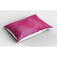 thumbnail image 2 of Ambesonne Hot Pink Pillow Sham 2 Pack, Mottled Vibrant, 36"x20", Hot Pink, 2 of 3