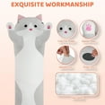 thumbnail image 5 of SANMADROLA Giant Long Cat Plush Body Pillow 44” Cute Cat Large Stuffed Animals Soft Plushies Kitten Plush Throw Pillow Doll Toy Gift for Girlfriend, 5 of 8