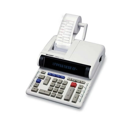 Sharp CS-2850A Two-Color Printing Calculator, Black/Red Print, 4.8 Lines/Sec