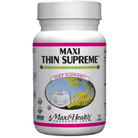 Maxi Health Kosher Maxi Thin Supreme Diet Support  - 120 (Best Diet For Yeast Overgrowth)