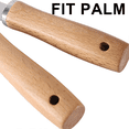 thumbnail image 3 of Rallador con mango de madera de acero inoxidable, 3 of 5