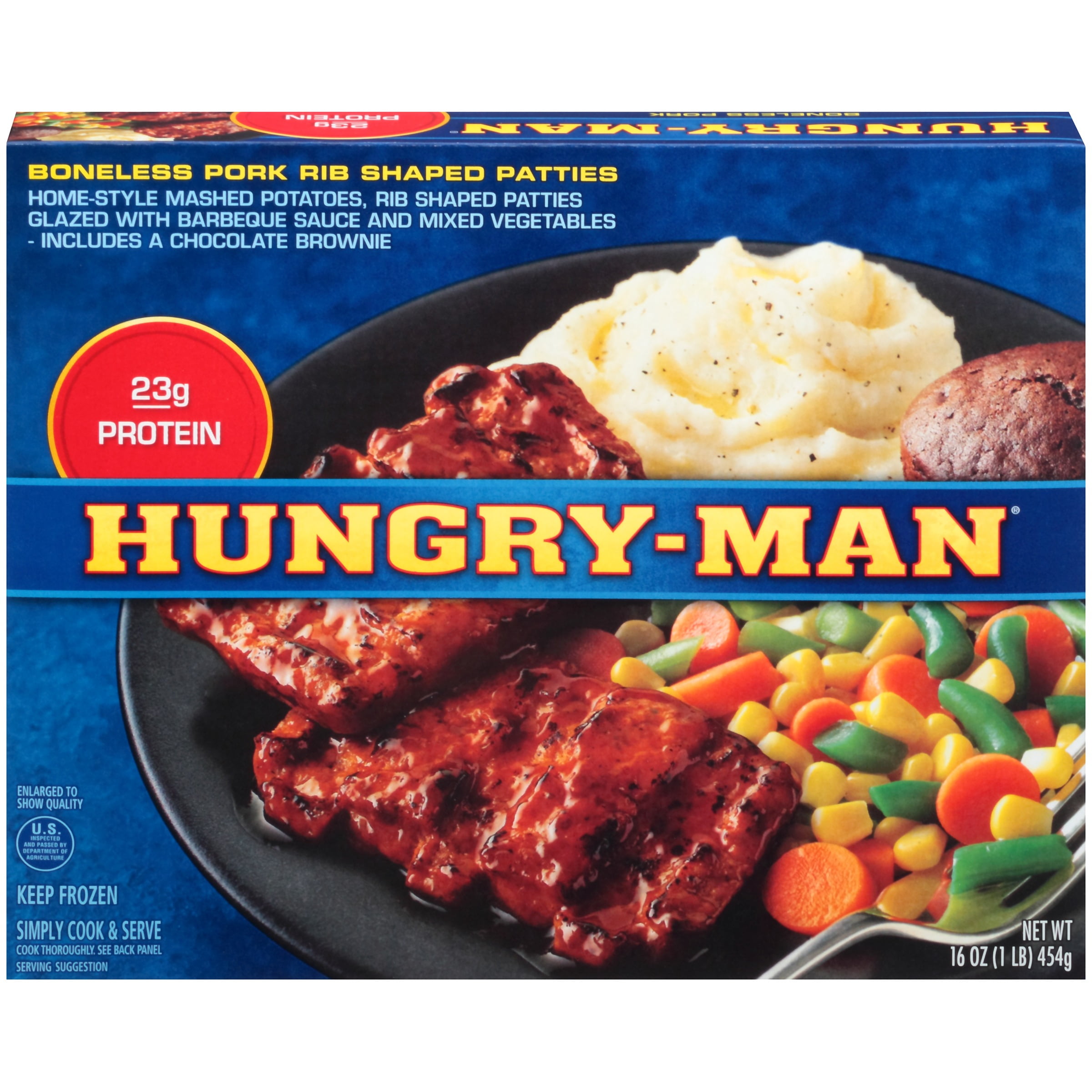 Image result for hungry man rib dinner