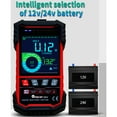 thumbnail image 2 of yeacher TOOLTOP Advanced Battery Analyzer with 3.2" Color Display, Dual Voltage Support (12V/24V), Comprehensive Testing Modes, and Safety Features Including Overvoltage and Reverse Polarity, 2 of 6