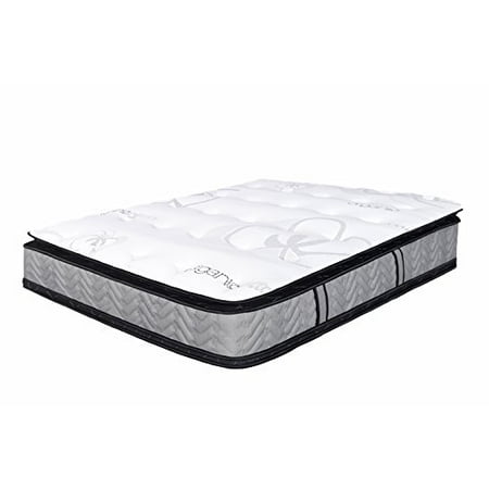 - Spectra Orthopedic Mattress Organic 14 Inch plush knife edge pillow-top double sided pocketed coil mattress