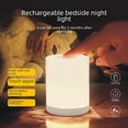 thumbnail image 1 of Luz de noche inalámbrica con carga táctil para mesita de noche, protección para los ojos, para dormitorio, cosas buenas, artefacto para la alimentación del bebé, luz para aplaudir en el baño por la, 1 of 5
