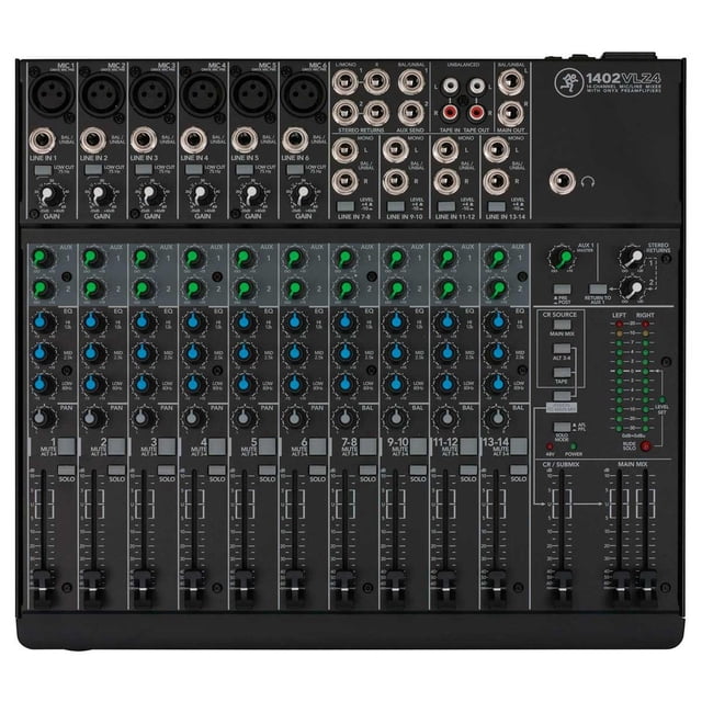 Mezclador analógico 14 canales MACKIE 1402-VLZ4 negro