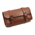 thumbnail image 1 of Bolsa de cuero para bicicleta Bolsa de cuero hecha a mano para bicicleta Bolsa de sillín de motocicleta vintage Bolsa delantera de bicicleta retro impermeable Accesorio de ciclismo de estilo retro, 1 of 5