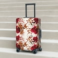 thumbnail image 6 of Susaid Lilies Flowers Print Elastic Washable Suitcase Cover with Hidden Zipper, Fits 18-32 Inch Luggage for Protection During Travel-Large, 6 of 7