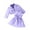 Purple, variant on 2 Piece Outfit Toddler Baby Girl Crop Blazer Jacket Tie Knot Ruffle Dress Preppy Formal Kids Clothing Set 6M-3Y, Green, 2 Years