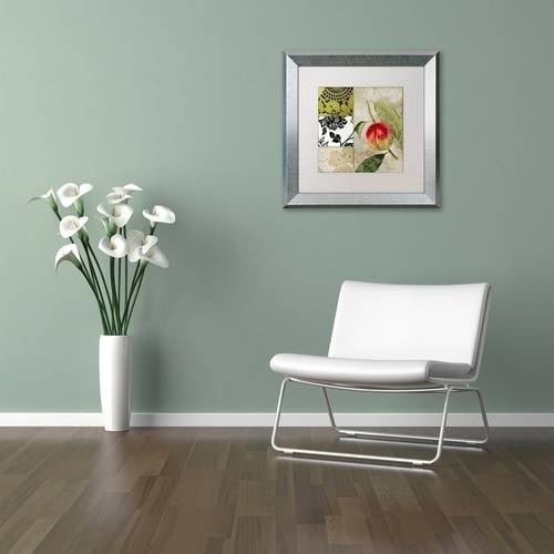 Trademark Fine Art "SoHo I" Canvas Art by Color Bakery White Matte, Silver Frame