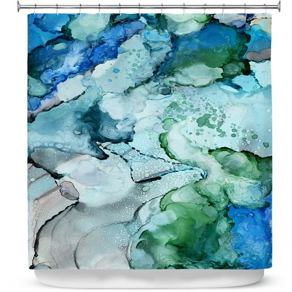 Shower Curtains 70" x 84" from DiaNoche Designs by Shay Livenspargar - Whisper