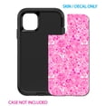 thumbnail image 2 of DistinctInk Custom SKIN / DECAL compatible with OtterBox Defender for iPhone 11 Pro (5.8" Screen) - Preppy Pattern - Pink & White Flowers Floral, 2 of 5