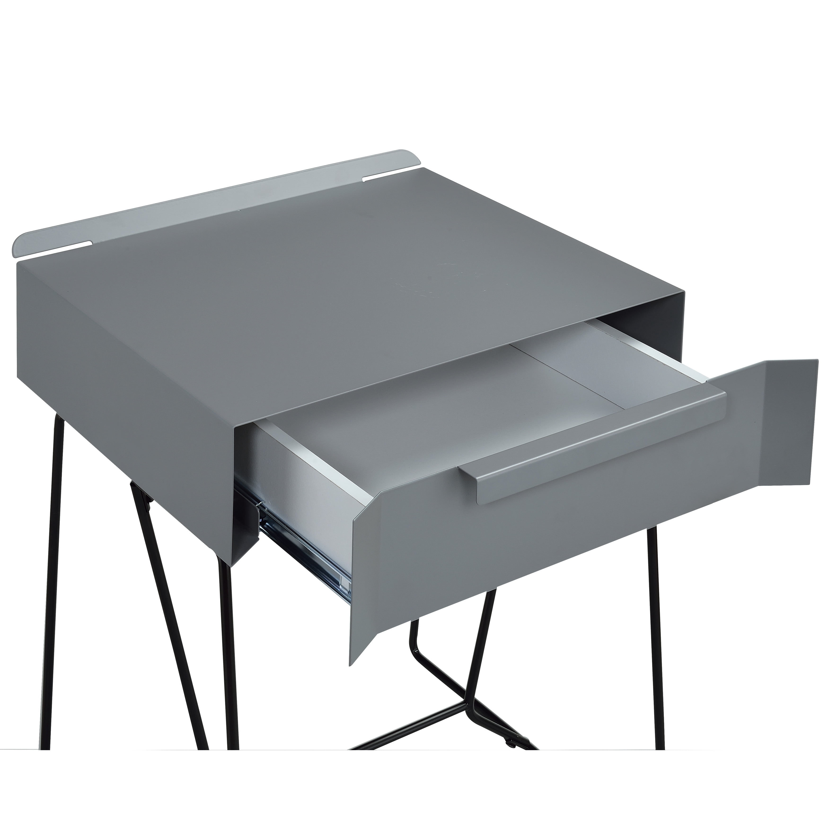 Furniture of America Herbit Contemporary Side Table, Multiple Colors