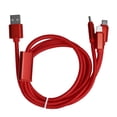 thumbnail image 3 of Cable multi del cargador, 3 en 1 cable de carga rápido de nylon del cable USB del cargador creado magistralmente, 3 of 8