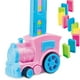 thumbnail image 5 of 60 piezas , DominoesTrain eléctrico para de juguete, juguete educativo automático modelo de tren aprendizaje - Rosa Yotijar bloque de dominó tren eléctrico, 5 of 7