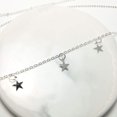 thumbnail image 5 of Gargantilla bohemia de varias hileras con colgantes de luna y estrella - Vintage, plata, 5 of 5