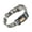 C, variant on Camouflage Dog Collar, Double-Ring Pet Collar, Adjustable Outdoor Neck Strap for Small and Large Dogs(M,B)