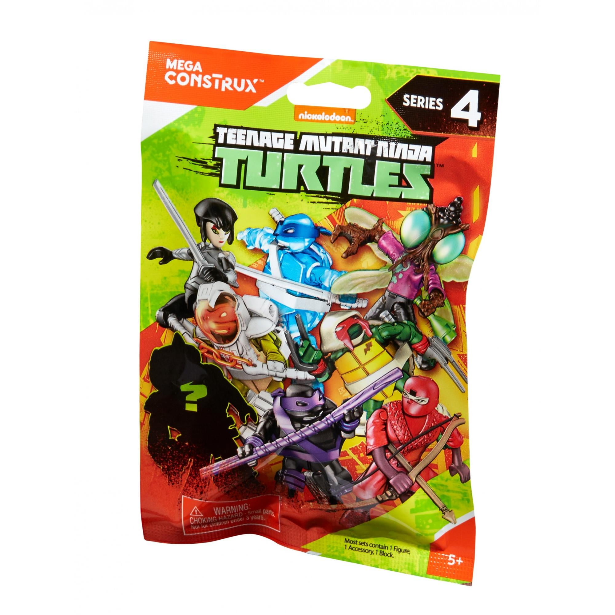 Mega Construx Teenage Mutant Ninja Turtles Serie 4 8 Tüten je 1 Figur FDB65 
