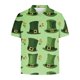 thumbnail image 4 of Camisa Casual Impresa de los Hombres, Top de Solapa de Manga Corta en Tela de Malla Ligera para Uso Al Aire Libre Y Diario, Blusa de Suéter Elegante, 4 of 9