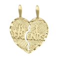 thumbnail image 1 of 10K gold charm - Best Friends, 1 of 1