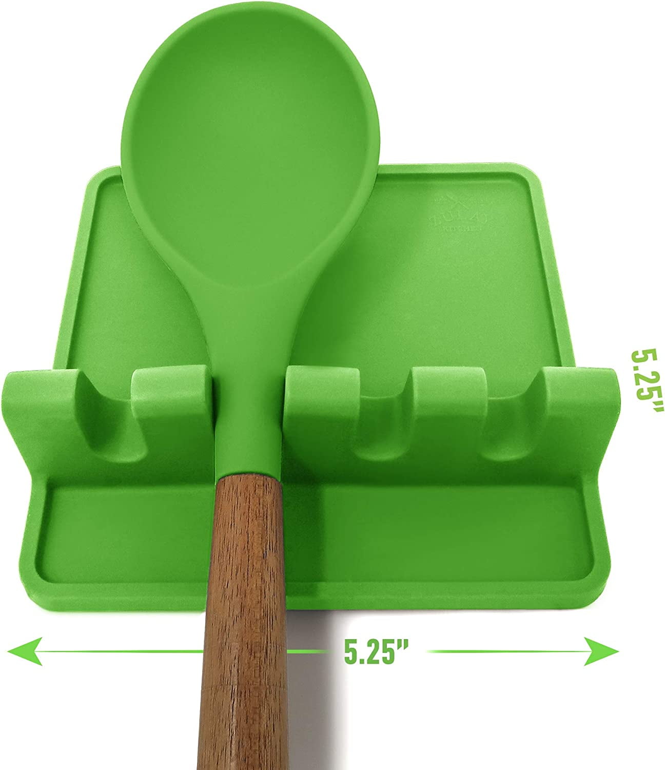 Heat resistant Silicone Utensil Rest With Drip Pad Perfect - Temu