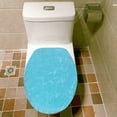 thumbnail image 4 of Toilet Lid Cover for Bathroom Velvet Soft Toilet Lid Seat Cover Washable Machine Toilet Lid Cover with Elastic Bottom Fits Most Toilet Lids(Bright Colors), 4 of 7