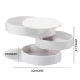 thumbnail image 3 of ruzhgo Japanese Jewelry Storage Box Organizer 360 Rotation Jewelry Finishing Box Multi Layer Storage Box With Lid Girl Gift, 3 of 6
