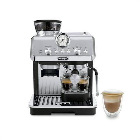 Restored De'Longhi La Specialista Espresso Latte and Cappuccino Machine with Grinder and Milk Frother (Refurbished)