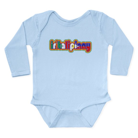CafePress - Iritalipinay/Pino Body Suit - Long Sleeve Cotton Baby Bodysuit
