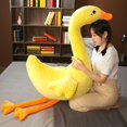 thumbnail image 4 of Ins Hot-almohada de ganso grande de juguete de felpa, bonita almohada para dormir, muñeco de peluche de alta calidad, regalo divertido y dulce para amigos, niños y bebés de 50-90cm, 4 of 4