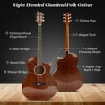 Costway 41'' Full Size Grand Auditorium Acoustic Guitar Cutaway Folk