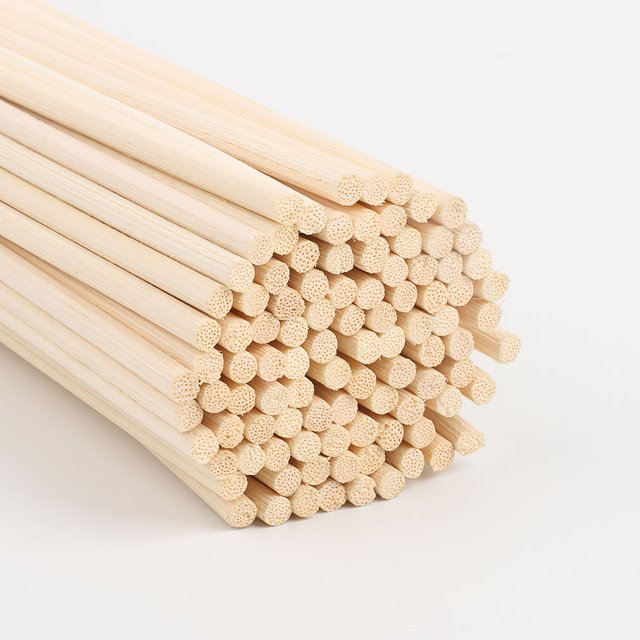 CRAFTHROU 100Pcs Dried Floral Fragrance Refill Sticks Rattan Fragrance Dispersion for Weddings