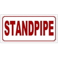 thumbnail image 1 of STANDPIPE SIGN ( ALUMINIUM 5x10 -Rust Free ), 1 of 2