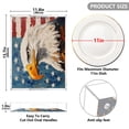 thumbnail image 3 of Acrylic Tray 15.7*11.8*1.9 Inch Transparent Tray Food Tray Tea Cup Tray Serving Trays Cosmetics Storage Kitchen Table Bathroom Sundry Storage Eagle Pattern, 3 of 7