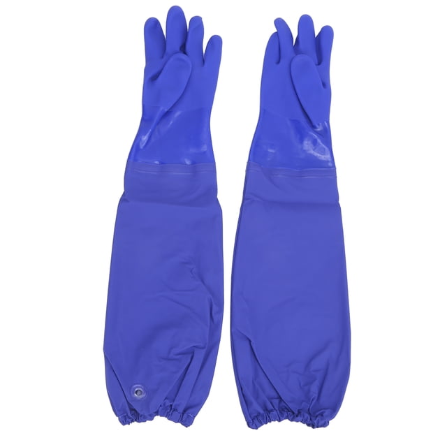 Gants de Travail de Sécurité, Gants de Travail de Sécurité Enduits de PVC Résistant aux Produits Chimiques