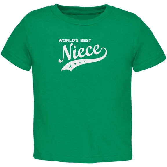 World's Best Niece Kelly Green Toddler T-Shirt - 3T