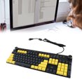thumbnail image 4 of Mechanical Keyboard, Backlit Modes USB Keyboard Ergonomic  for PC Gamers Linear Action, 4 of 7