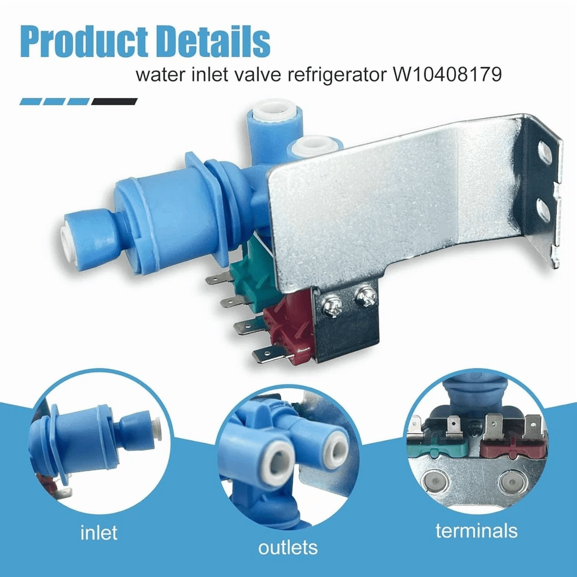 IMV708 For W10408179 Whirlpool Kitchenaid Kenmore Refrigerator Water Valve US