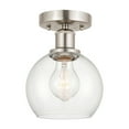 thumbnail image 4 of Innovations Lighting  Edison Athens - 1 Light 6" Semi-Flush Mount Brushed Brass/Seedy, 4 of 5