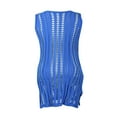 thumbnail image 3 of MesaSe Robe de Plage Respirante en Crochet Ajouré pour Femmes, Col en V, Grande Taille, 3 of 5