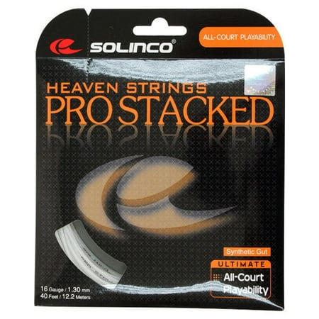 Pro-Stacked Synthetic Gut 16G Tennis String (Best Multifilament Tennis String 2019)