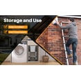 thumbnail image 3 of Heavy-Duty Telescoping Ladder - Stainless Steel Collapsible Ladder with Auto-Locking for Home/RV Use (330lb Capacity), 3 of 9