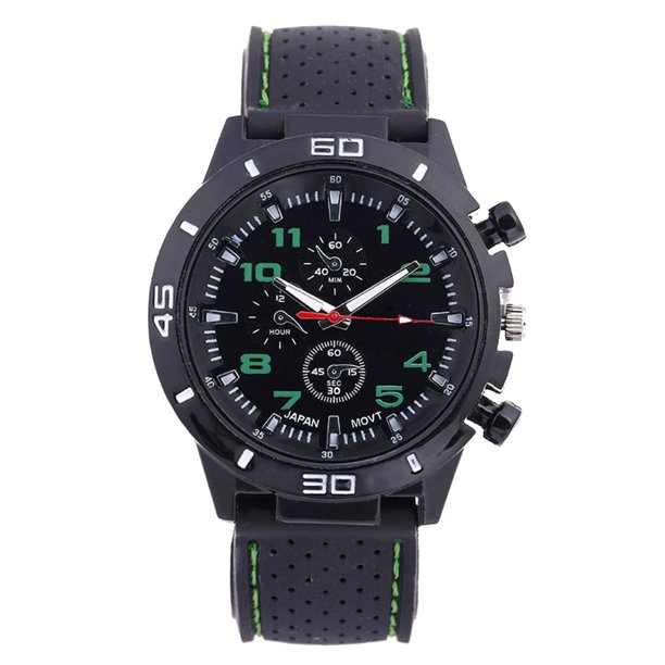 Organizadores reloj de cuarzo hombres reloj militar reloj deportivo reloj de silicorrea reloj deportivo elección de regalos Comprar 2 Barco 3
