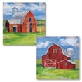 thumbnail image 1 of Gango Home Decor Modern Homel& Barn I & II by Paul Brent (Printed on Paper); Two 16x16in Fine Art Paper Giclee Prints, 1 of 1